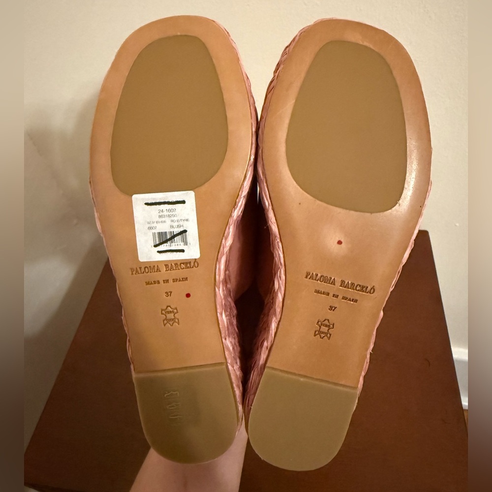Paloma Barcelo NWT Raquel Raffia Platform Sandal - Size 6.5 - Picture 5 of 5